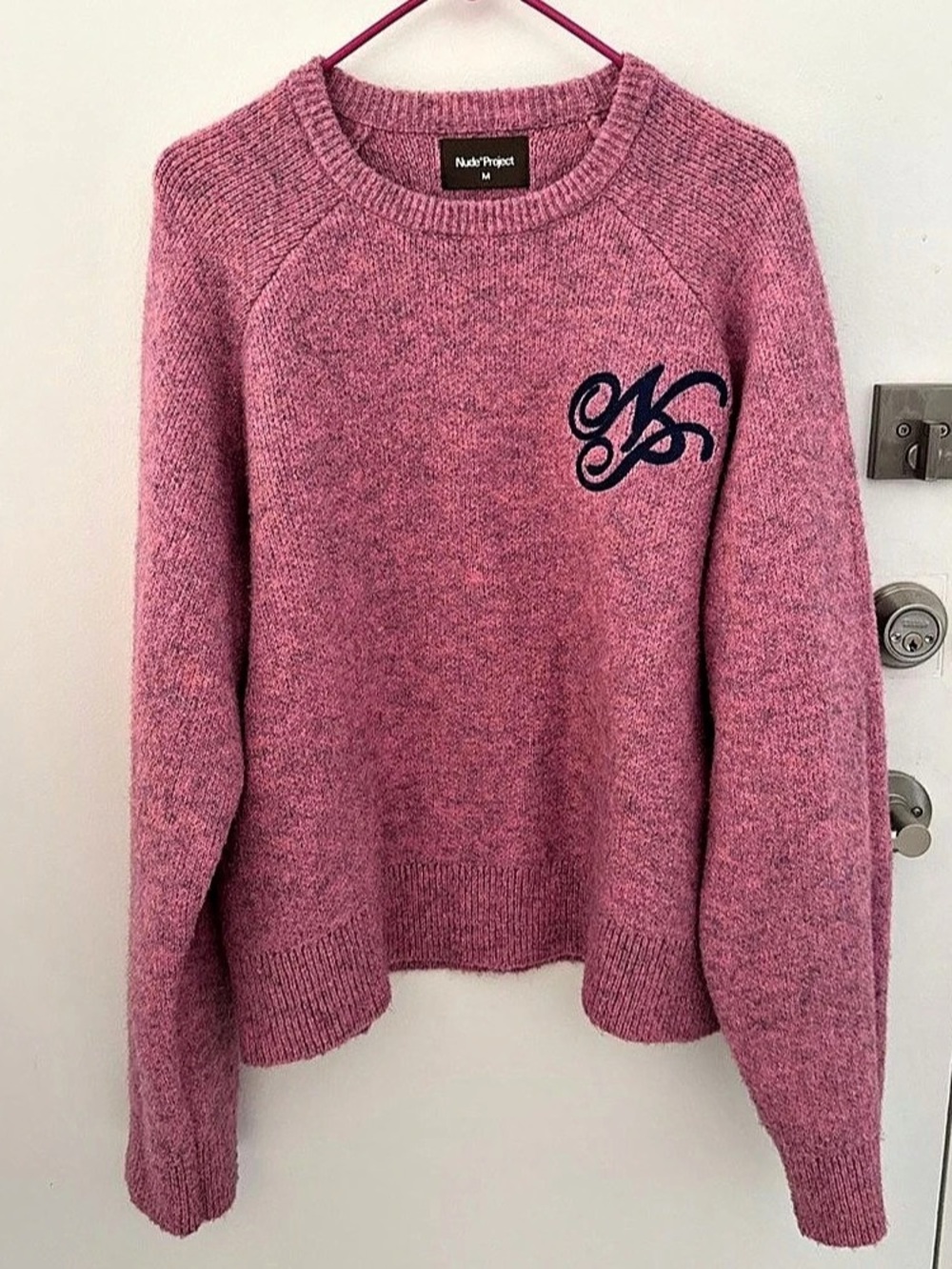 Nude Project Le Marais Knit Sweater Pink Size Medium